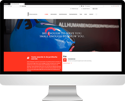 Webdesign for lawyer - Web analytics / Big data