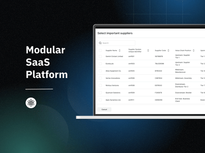 A Modular SaaS Platform for Sustainable Business Management - Application web