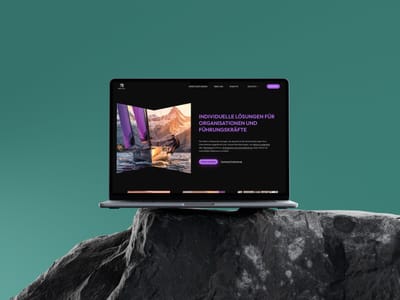 Modernes Marken- und Webdesign für Unternehmensberater - Website Creation
