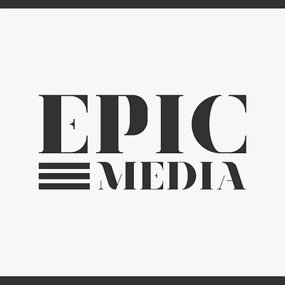 EPIC Media Logo Design - Diseño Gráfico