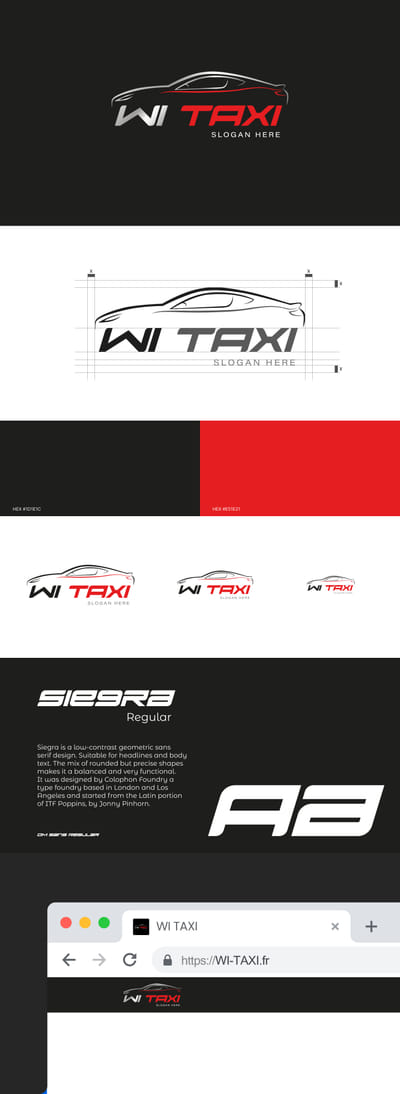 Charte Graphique & Création du Site Web | WiTaxi France - Image de marque & branding