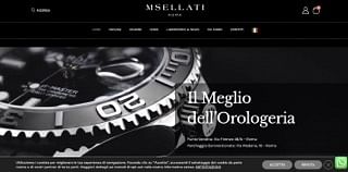 Website Msellati Orologi - Creación de Sitios Web
