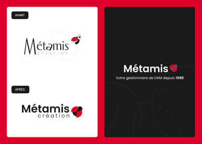 METAMIS  | Site one page - Création de site internet