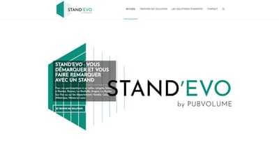SITE WEB STAND'EVO - Website Creatie