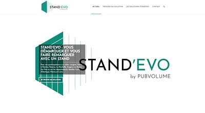 SITE WEB STAND'EVO - Website Creation