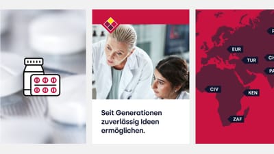 Rebranding für einen global agierenden Pharma-Dienstleister - Markenbildung & Positionierung