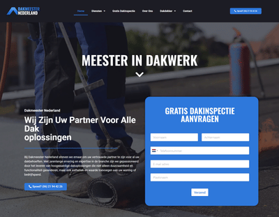 Dakmeester Nederland - Website Creation