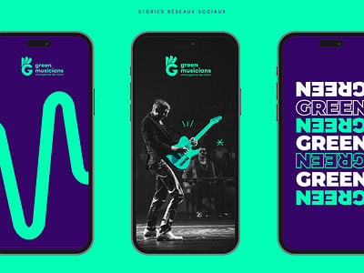 Identité complète Green Musicians - Image de marque & branding