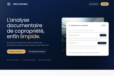 Box Connect: Analyser les documents de copropriété par IA - Intelligence Artificielle