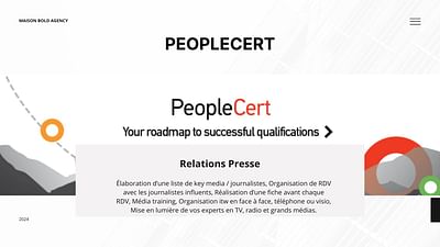 PEOPLECERT X MAISON BOLD AGENCY - Public Relations (PR)