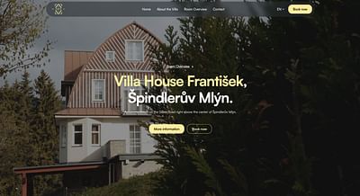Villa House František - Creazione di siti web
