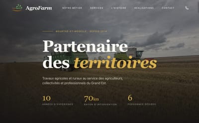 Agro Farm - Website Creation