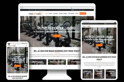 WordPress website voor Fitness Center IJburg - Website Creatie