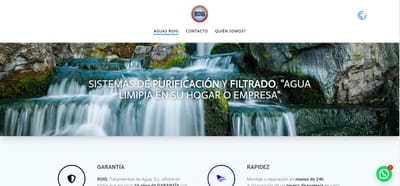 Página web Aguas Roig - Creación de Sitios Web