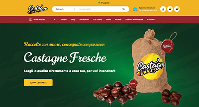 Sviluppo E-commerce per Vendita di Castagne Online - SEO