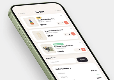 Kids Marketplace App Design & Development - Ergonomy (UX/UI)