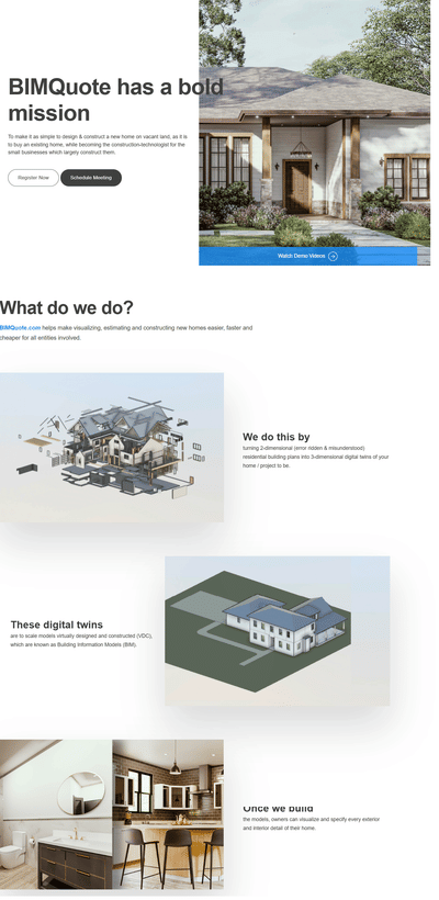 BIMQuote — AI-Powered Construction Management & BIM Platform - Développement de Logiciel