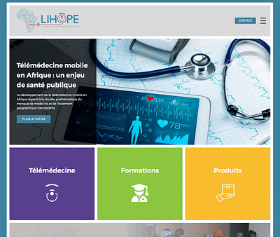 Lihope - Télémédecine en Afrique - Stratégie de contenu