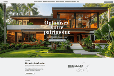 Site Herakles Patrimoine - Administration web