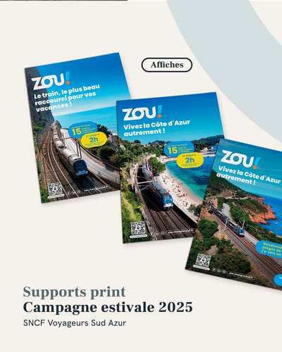 SNCF Voyageurs Sud Azur - Campagne multicanale été 2025 - Social media