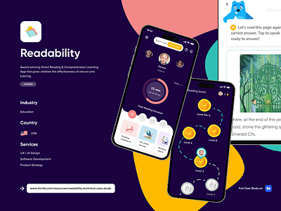 Award-winning educational app - Application mobile