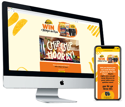 McCain - Win an AirFryer - Digital Strategy