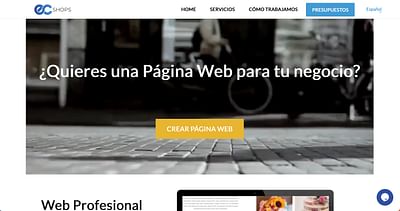 ECShops Web - Website Creatie