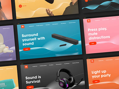 JBL Digital Shop in Shop - Website Creatie