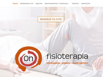 On Fisioterapia: SEO local y web para una clínica en Alcobendas - SEO