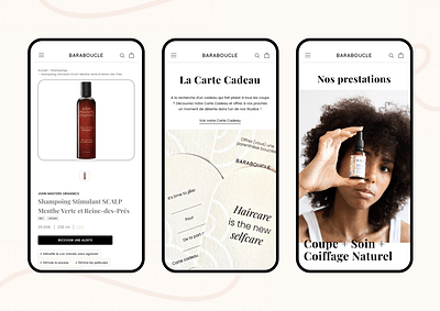 💋 Baraboucle | Création de contenu | Cosmétiques - Branding y posicionamiento de marca