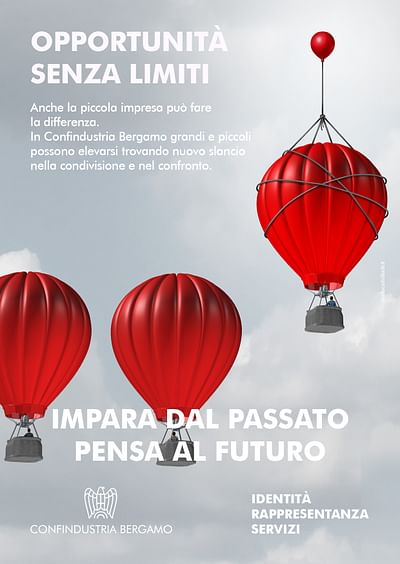 Multi-subject Adv - Confindustria Bergamo - Diseño Gráfico