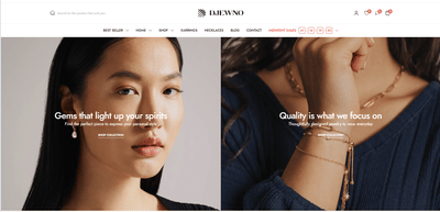 Djewno -  eCommerce development - Website Creation