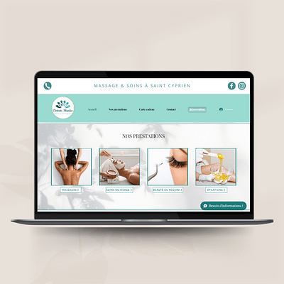 Site Vitrine + prise de rendez vous - Création de site internet
