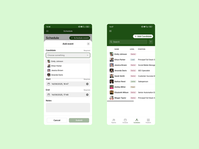 TalentHook - internal mobile app - Mobile App