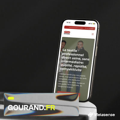 Site web vitrine - Gourand.fr - Création de site internet