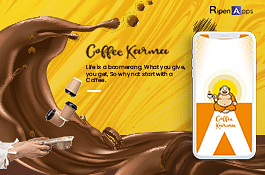 Coffee Karma: An Exclusive App to Share Good Karma - Webseitengestaltung