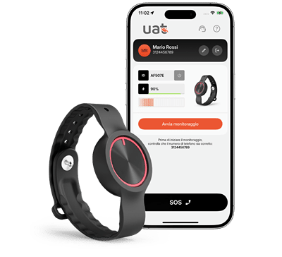UN BRACCIALE CONNESSO PER UN LAVORO PIÙ SICURO - App móvil