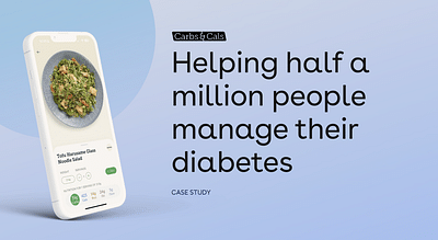 Helping half a million people living with diabetes - Web Application