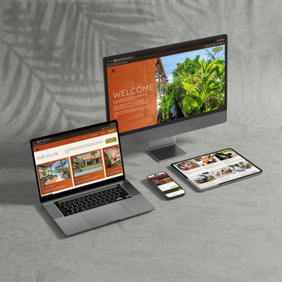 Custom Website and Booking System for Tropical Villa Ventures - Webseitengestaltung