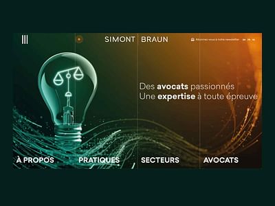 SIMONT BRAUN - CRÉATION D'UN SITE WEB WORDPRESS - Création de site internet