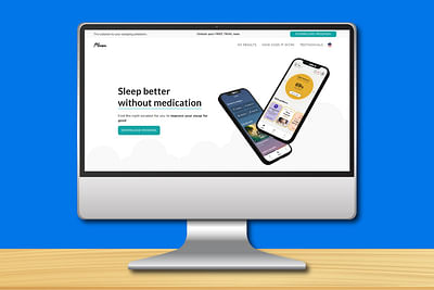 Sleep Better Without Medication - Moonoa - Website Creation