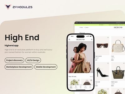 High End - Fashion Resale Marketplace - Applicazione Mobile