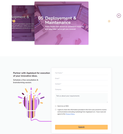 Company Website - Web Application
