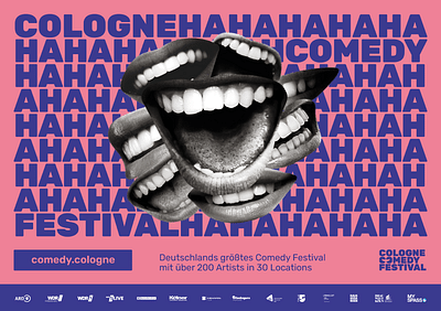 Branding für europas größtes Comedy-Festival - Werbung