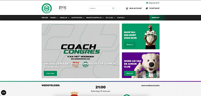 Officiële webshop & website voor FC Groningen - Website Creatie
