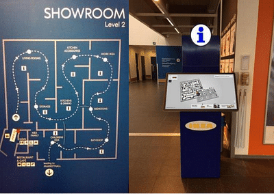 IKEA Wayfinding - Indoor Touchscreen Map Software - Aplicación Web