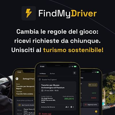 FindMyDriver - servizio per la prenotazione di NCC - Applicazione Mobile