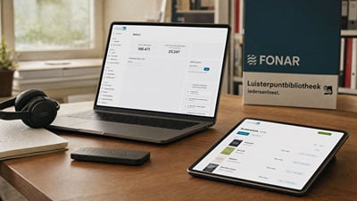 Fonar: bibliotheeksysteem voor lezers met een leesbeperking - Software Entwicklung