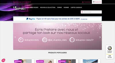 Le Duplex Alès - E-commerce