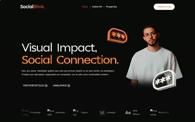 Sitio web y portafolio de un estudio de diseño gráfico - Creación de Sitios Web